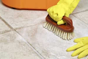 best way to clean tile